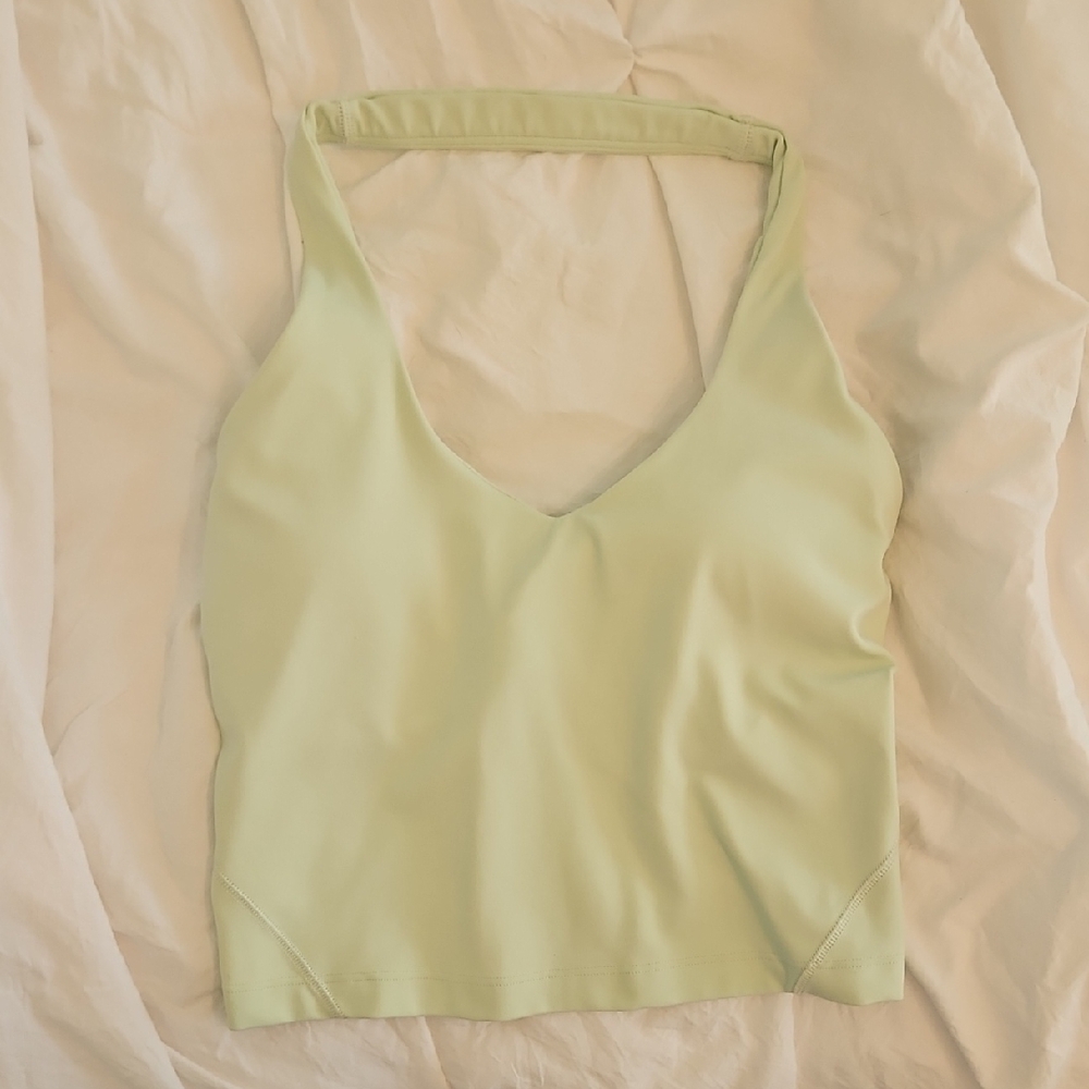 Lululemon Green Align Tank Size 2 In Perfect Condition